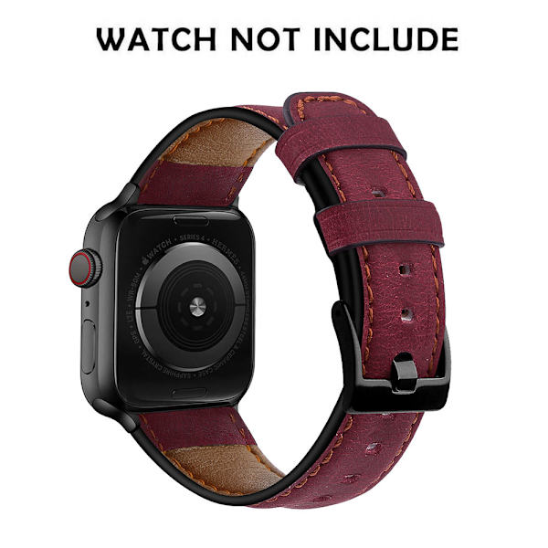 Kompatibel med Apple Watch-armband 38-40mm /42-44mm, äkta