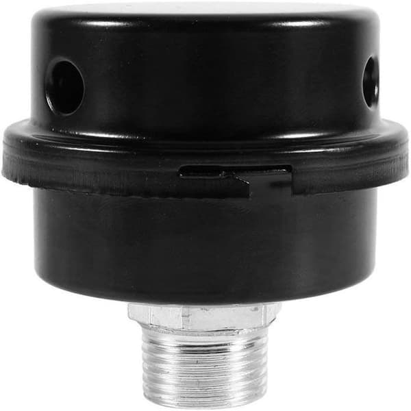 Ilmakompressorin suodatinsetti 2 kpl, 16 mm, metalli, musta