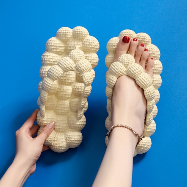 Boble-Slides Flip-Flops til Kvinder og Mænd, Tyk Polstret