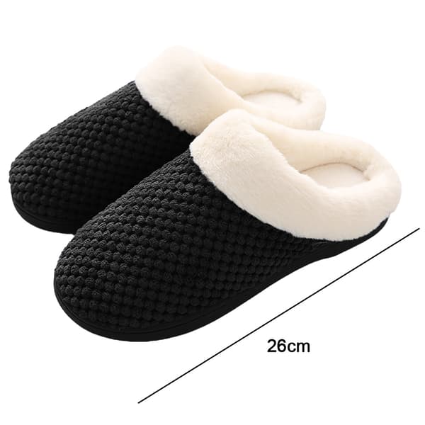 Tofflor för damer Varma Memory Foam Halkfria Husskor