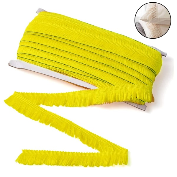 Polyester Frans Tofs Spets Trim Frans Fiber Trim för Sömnad Q