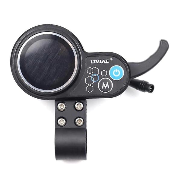 Liviae 36v-48v 350w Motor Børsteløs Controller LCD Display Panel Tommelfinger Gas Elektriske Cykler S