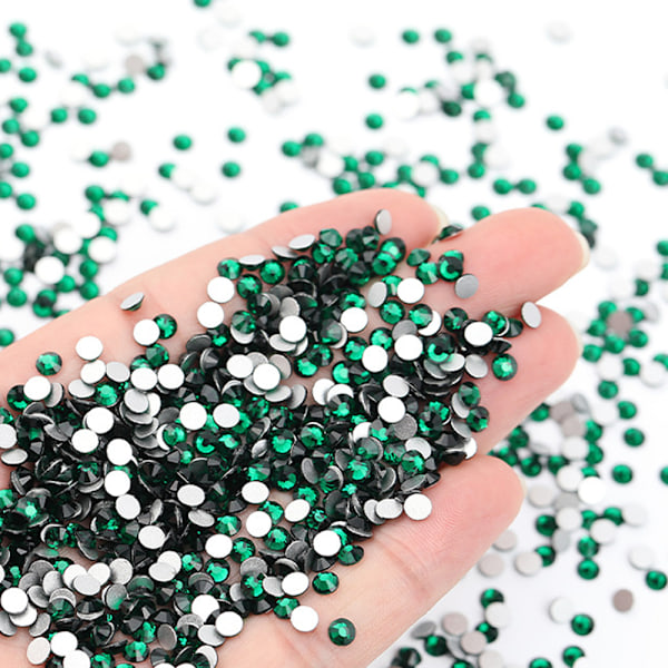 Flade Rhinestones, til Håndværk Negle Dansekostumer, Flade Bagside