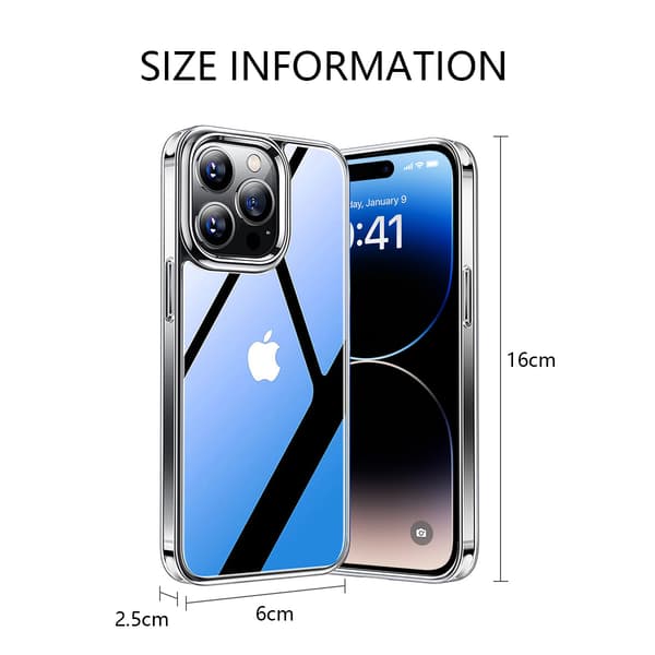 Kirkas suojakotelo iPhone XS Max -puhelimelle, ei kellastu, iskunkestävä