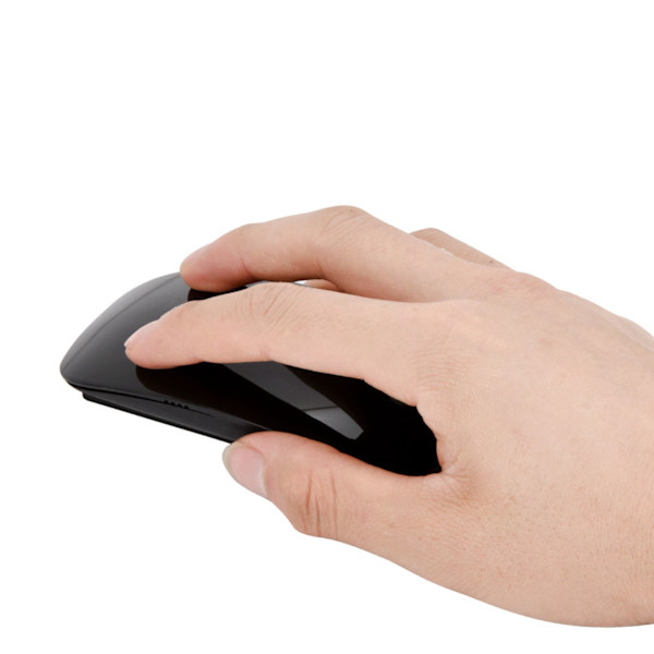 TM‑823 Højfølsom 1200DPI 2.4GHz Trådløs Touch Mus Præcis Positionering til Bærbar Note Sort