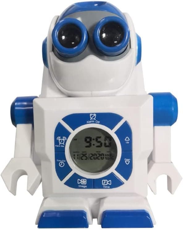 1 st Robot LED Väckarklocka, Robot Väckarklocka för Barn, Robo för Flickor