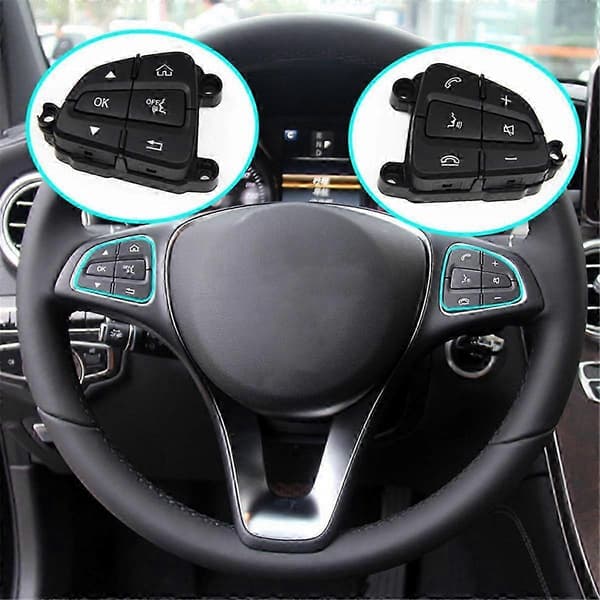 Multifunktionsratt kontrollknappar för C GLC-klass W205 A0999050200 A0999050300 Black