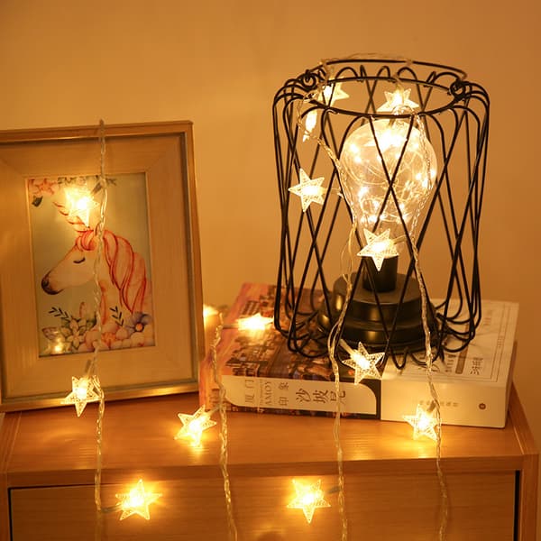 LED-tähtinauhavalot, 6 m 40 LED USB-koristevalot