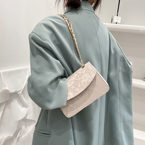 Ny väska dammode Pärla handväska kedja axelväska crossbody