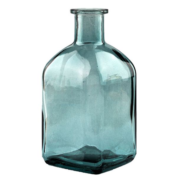 Genomskinliga glasvaser för dekorationsblommor, mittpunkt för hem inomhus dekoration, för bröllopsgåva, 13*6,2 cm