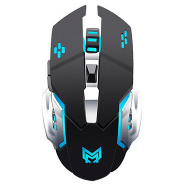 Rechargeable 2.4Ghz Wireless Gaming Mouse with USB Receiver,7