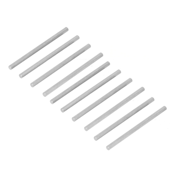 10 st Long Rodmutter Hex Koppling Rak Stång Rostfritt Stål Fästelement för Gobilda Dia 5mm4102-0005-0075