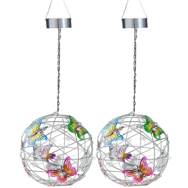 2-pak led-lys - dekorative til haven