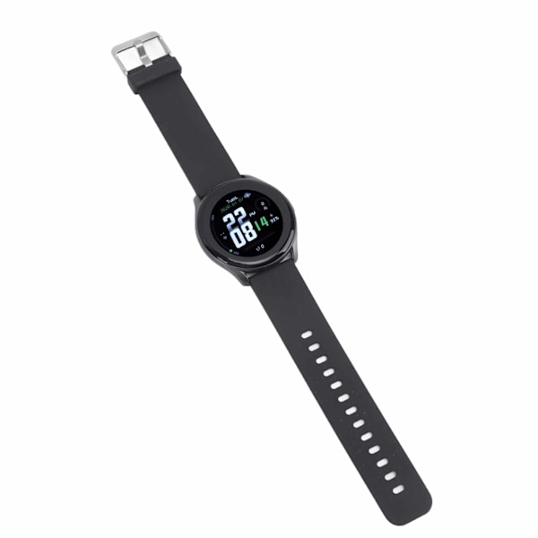 Smartwatch med 1,28 tommer rund skærm, Bluetooth-opkald, automatisk bevægelsesgenkendelse, IP68 vandtæt, pulsmåling, smartur til udendørs sport og fitness