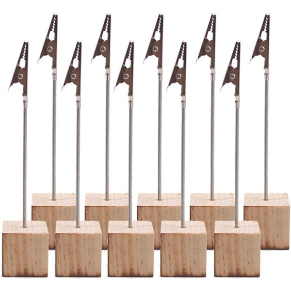 10 st Memo Clip Holders och Meddelande Clip Holders, Vertikal Inte
