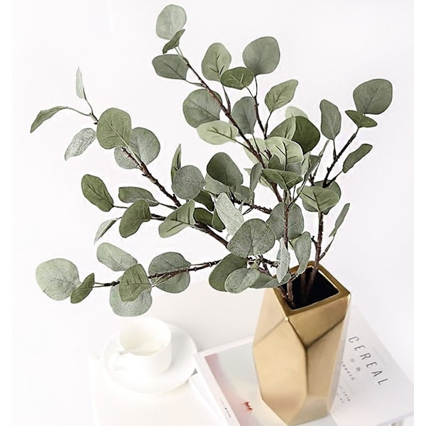 Eleganta Everlasts: Konstgjorda eukalyptusblad, verklighetstrogen silkdekor för charm året runt