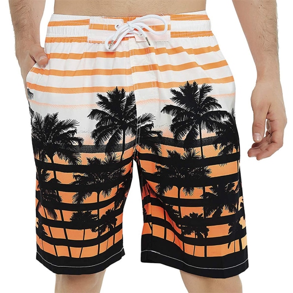 Mens Swim Trunks Long, Quick Dry Mens Boardshorts, 9 Inches