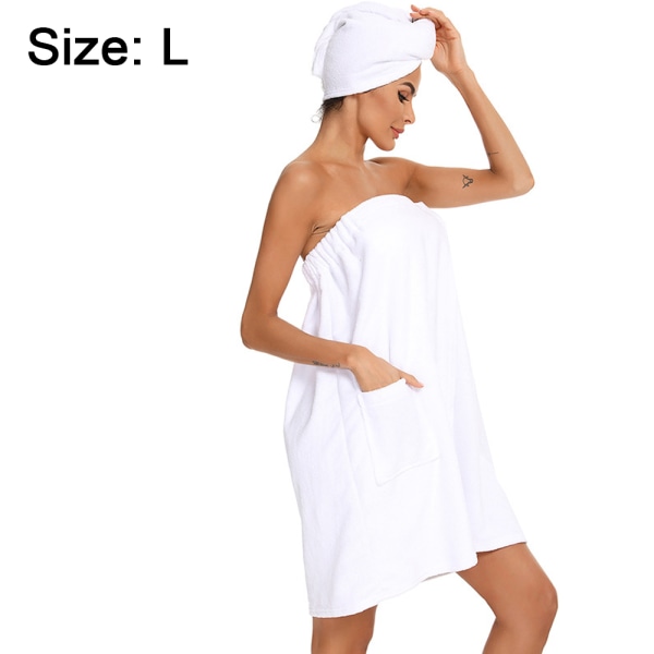 Kvinnor Bath Wrap Handduk för Spa Dusch Badhandduk Mjuk
