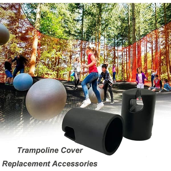 Trampolinhætte, trampolinendekappe, trampolinkrog, trampolinreservedele, trampolintilbehør, posthætte til trampolinnetpløkker Ø 32 mm, 8 stk.