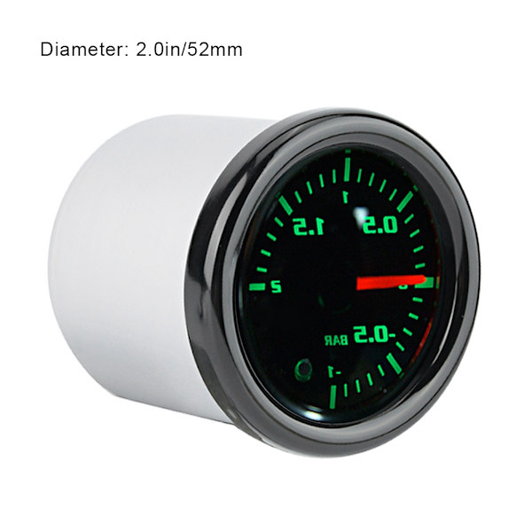 2\" 52mm Universal LED-display för motorcykel turbo boostmätare med sensor