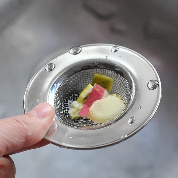 Sett med 2, 6,5 cm vaskfilter i rustfritt stål