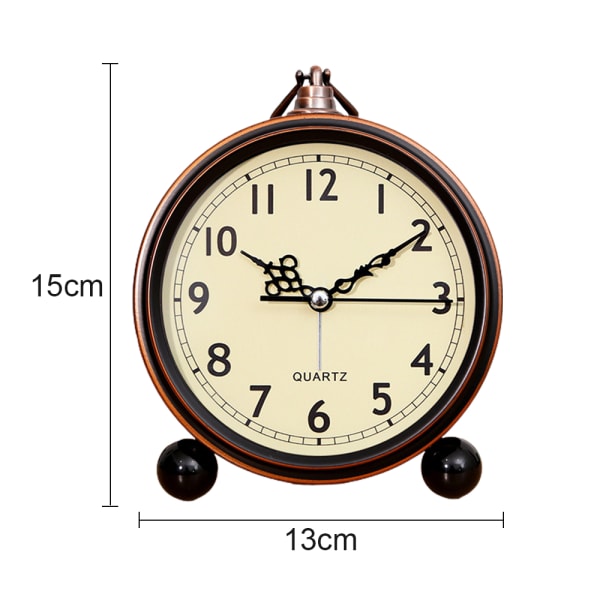 Alarm clock, pendulum clock, household clock, 4-inch