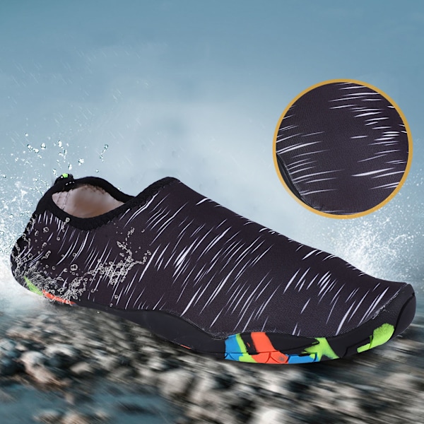 1 par utomhus vattentäta vandrings-, snorkel-, strand-, sim- och yogaskor 44