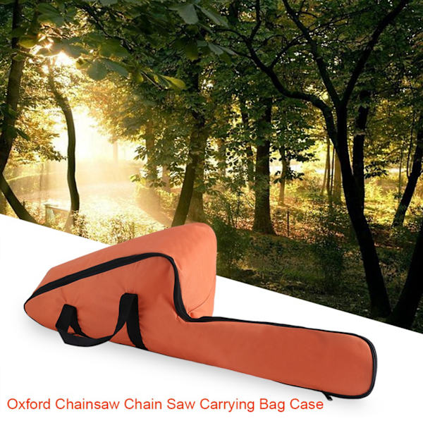 Bærbar Orange Oxford Kædesav Bæretaske Beskyttelsesopbevaringsposer Holder