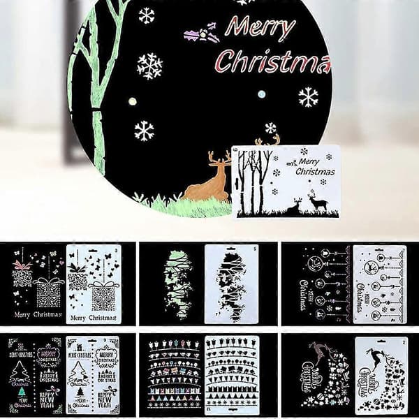 10 stk. 7mil blanke sjablongark, 30,5 x 30,5 cm Mylar-malmateriale for & Silhouette Mach