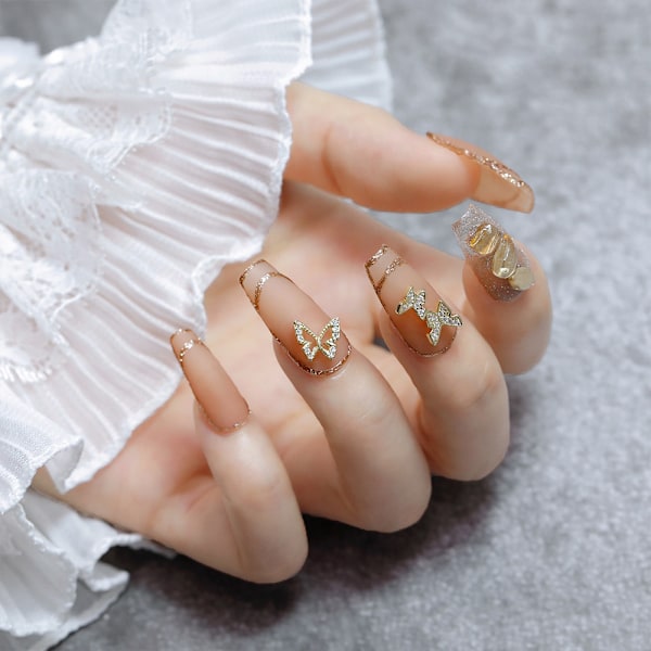 10 st 3D kristall strass nagelkonst, dekoration för kvinnor flickor damer