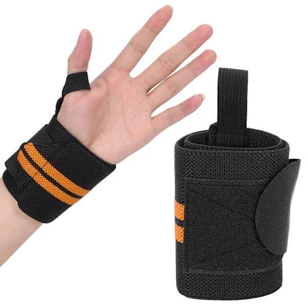 Wrist Wraps Vektløfting Profesjonell Treningsstudio Fitness Trening Wrist Support Braces Orange