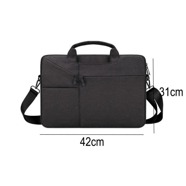 Laptop Taske 15,6 tommer Computer Sleeve Etui med Skulderrem