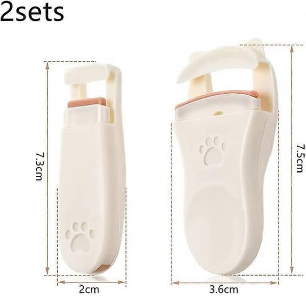 2-pack ögonfransböjare med kattass-design