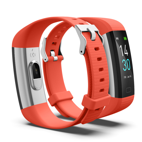 Nytt smart armband fitness tracker med blodtrycksmätare,