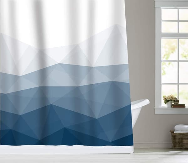 Design Dusjforheng, Trend Dusjforheng, Gradient Blå Fabr