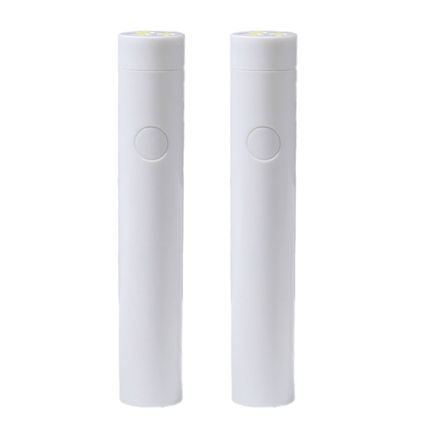 Handhållen UV-lampa, mini nagellampa, bärbar LED-spiklampa, snabbhärdande USB nageltork för gelnaglar white