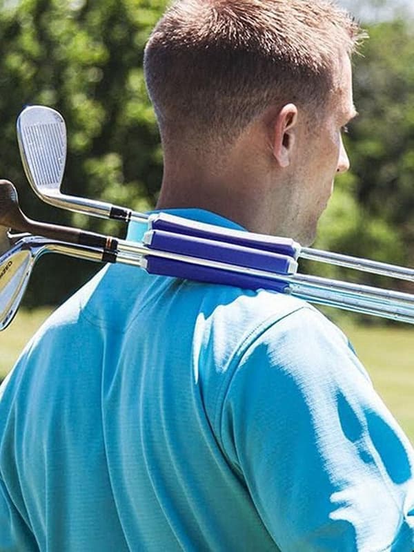 1-pack Blått förvaringsfäste för golfklubbor, fäste för bakre förvaring, golf