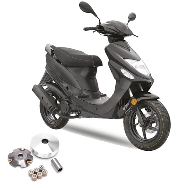 Komplett Variator-Montering Rulldrivhjul Ersättning för GY6 50cc 80cc 139QMA 139QMB Scooter