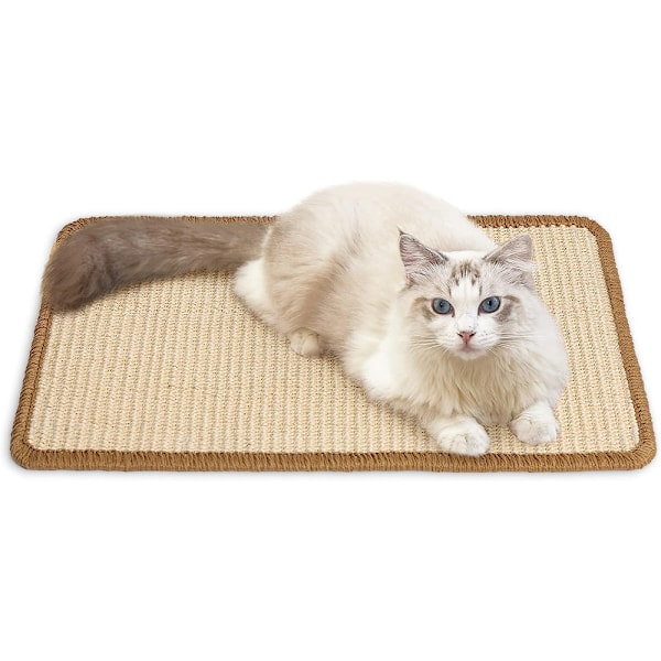 Kattklösmatta, naturliga kattklösbrädor, sisalklösmatta, hållbar kattmöbel dörrmatta sisalmatta klösdynor för katter