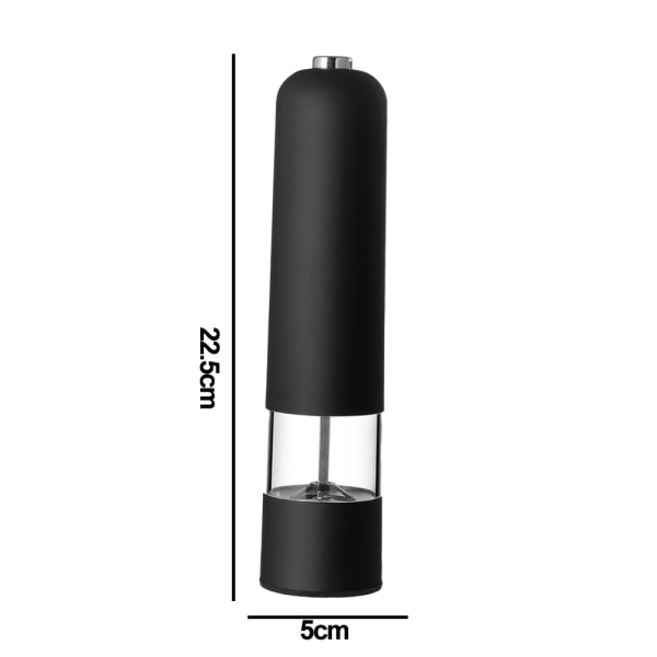 Elektrisk Salt- og Peberkværn - Automatisk, Genopfyldbar
