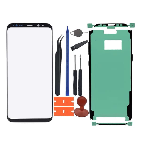 Erstatningsglass for skjerm, frontglass, reparasjonssett S8 PLUS