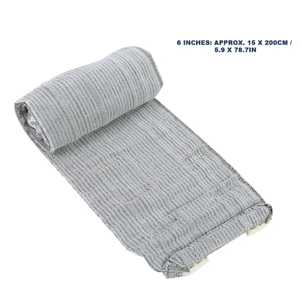 Elastisk bandage för utomhusnödsituationer, sportsskador, blödningsbehandling, bandageomslag, 6 tum