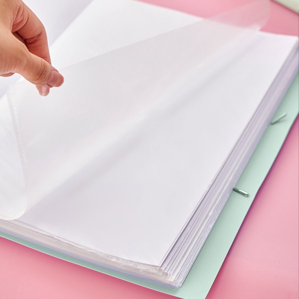 Mappe Transparent indsatser Multi-lags referencebog