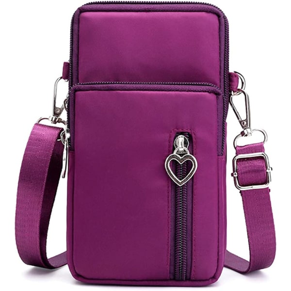 Lille Crossbody Tegnebog Telefon Taske til Kvinder Mini Crossbody Mobil