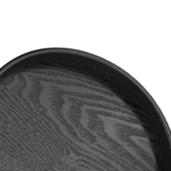 Rund Serveringsbrett i Massivt Tre for Te, Kaffe, Snacks, Mat, Restaurant, 27cm
