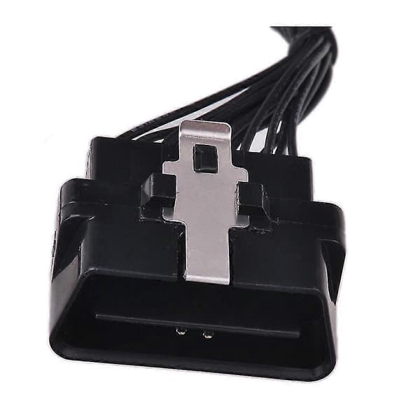 30 cm OBD2 OBDII J1962 Y-kabelkontakt 16-pin splitter forlengelse bilforlengelseskabeladapter