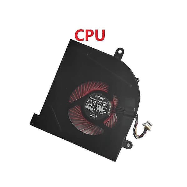Laptop CPU & GPU køleblæser til GS63VR GS63 GS73 GS73VR -17B1 Stealth Pro CPU BS5005HS-U2F1 GPU CO As Shown
