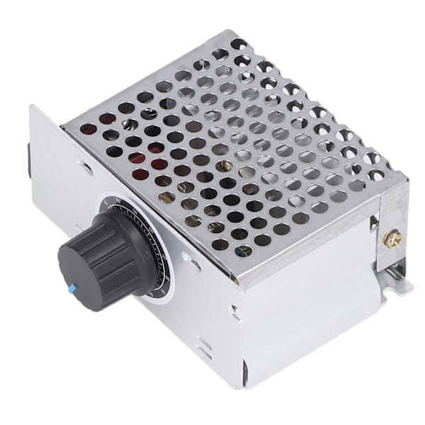 Elektronisk spänningsregulator med aluminiumhölje, högeffekts SCR-motorhastighetskontroll för långvarig drift med intelligent fläkt (kompakt design)