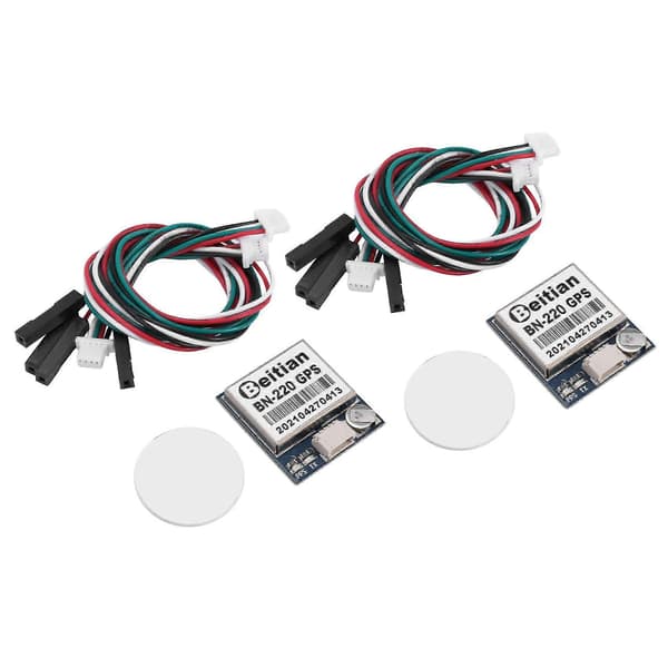 2x Bn-220 3.0v-5.0v Ttl Nivå, Gnss Modul, Gps Glonass Dobbel Gps Modul Antenne, Innebygd Flash