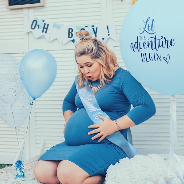Blivande mamma, blivande pappa: Elegant design och kvalitetssäkring för en minnesvärd babyshower-present